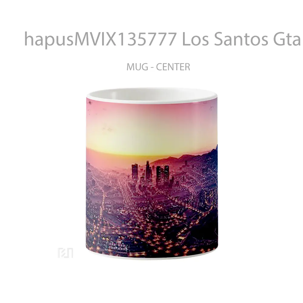 Mug Los Santos Gta V V2 Gelas Keramik Unik