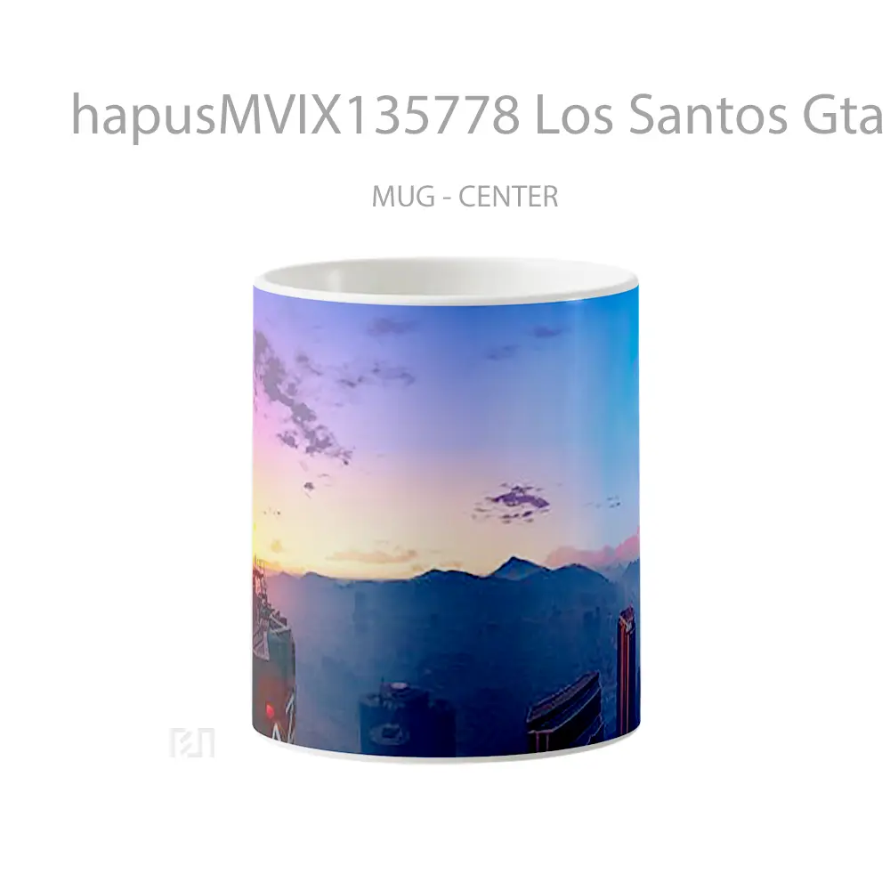 Mug Los Santos Gta V V3 Gelas Keramik Unik