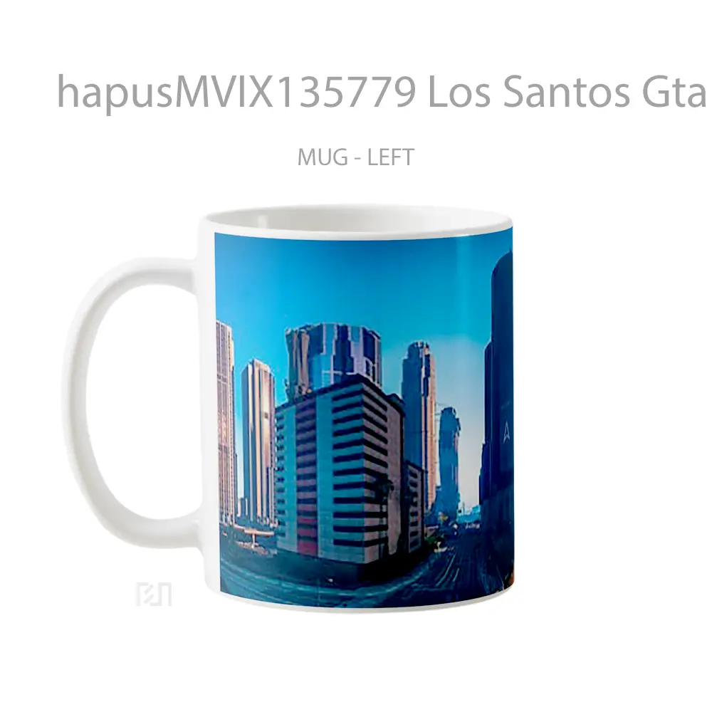 Mug Los Santos Gta V V4 Gelas Keramik Unik - All-side / Desain