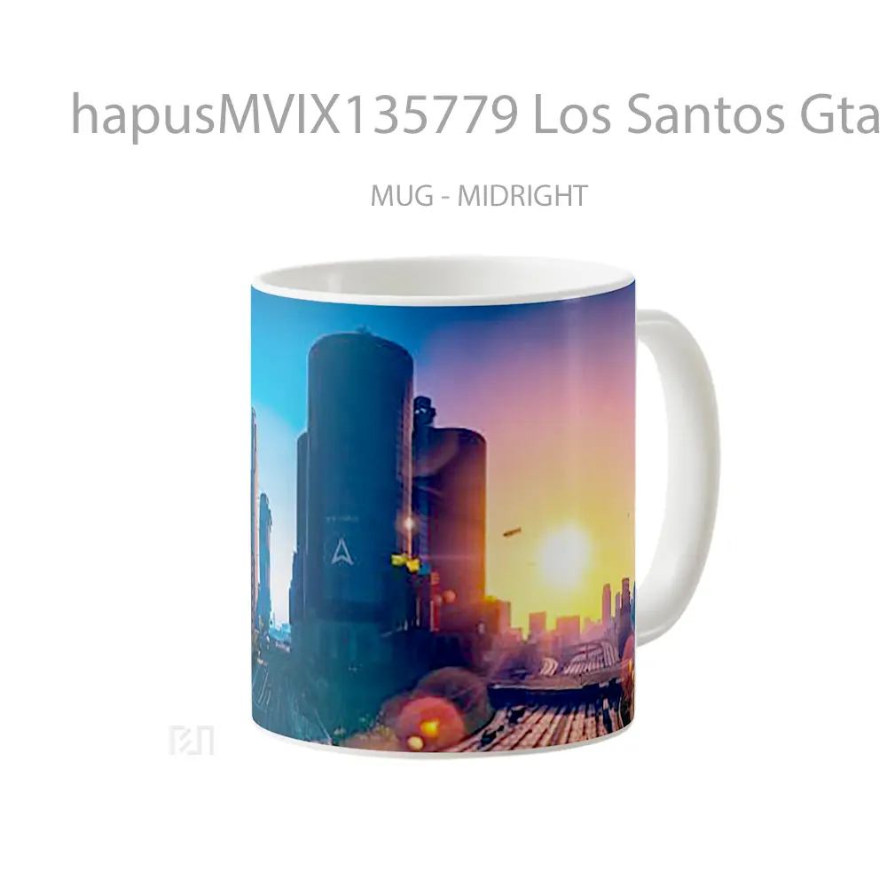 Mug Los Santos Gta V V4 Gelas Keramik Unik - All-side / Desain
