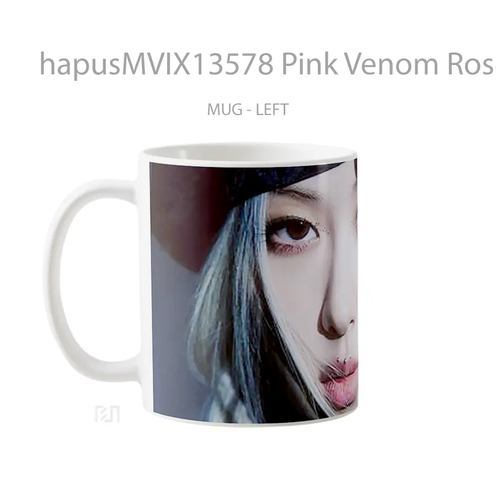 Mug Pink Venom Rose Blackpink V2 Gelas Superhero - All-side / Desain