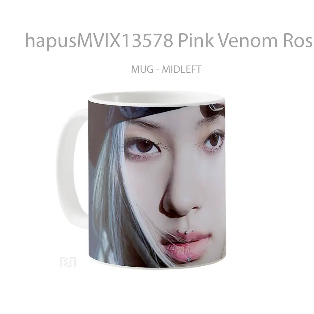 Mug Pink Venom Rose Blackpink V2 Gelas Superhero - All-side / Desain