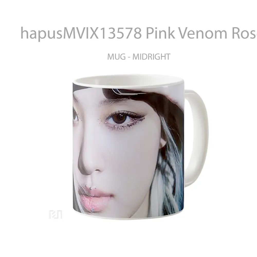 Mug Pink Venom Rose Blackpink V2 Gelas Superhero - All-side / Desain