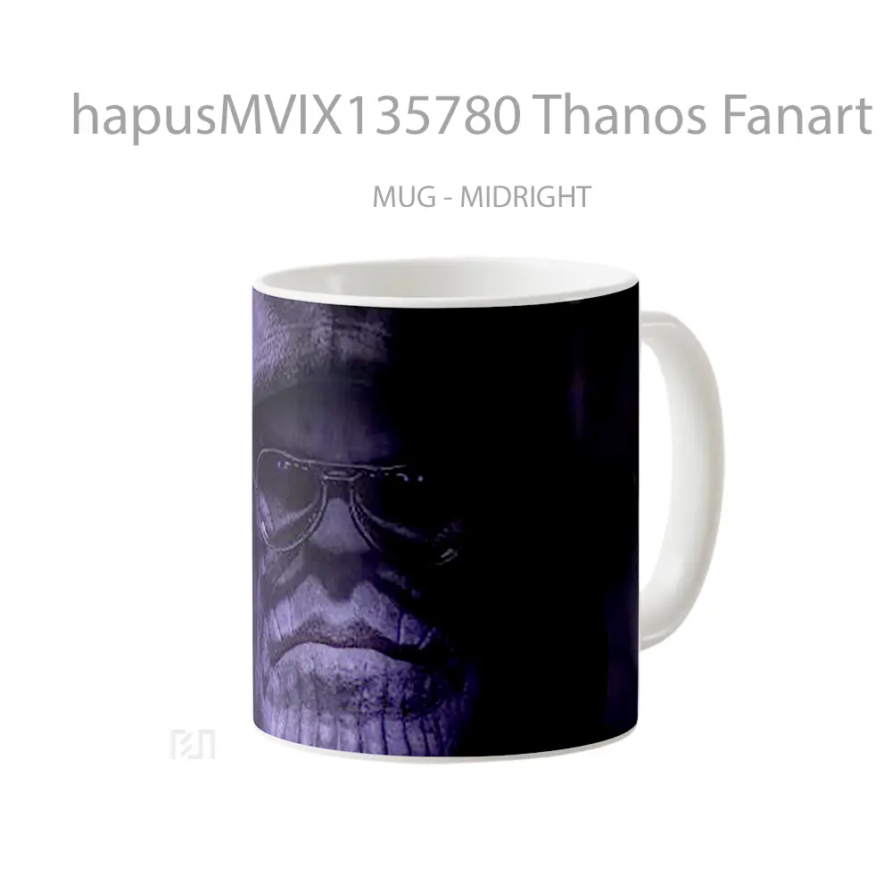 Mug Thanos Fanart Gelas Keramik Unik - All-side / Desain