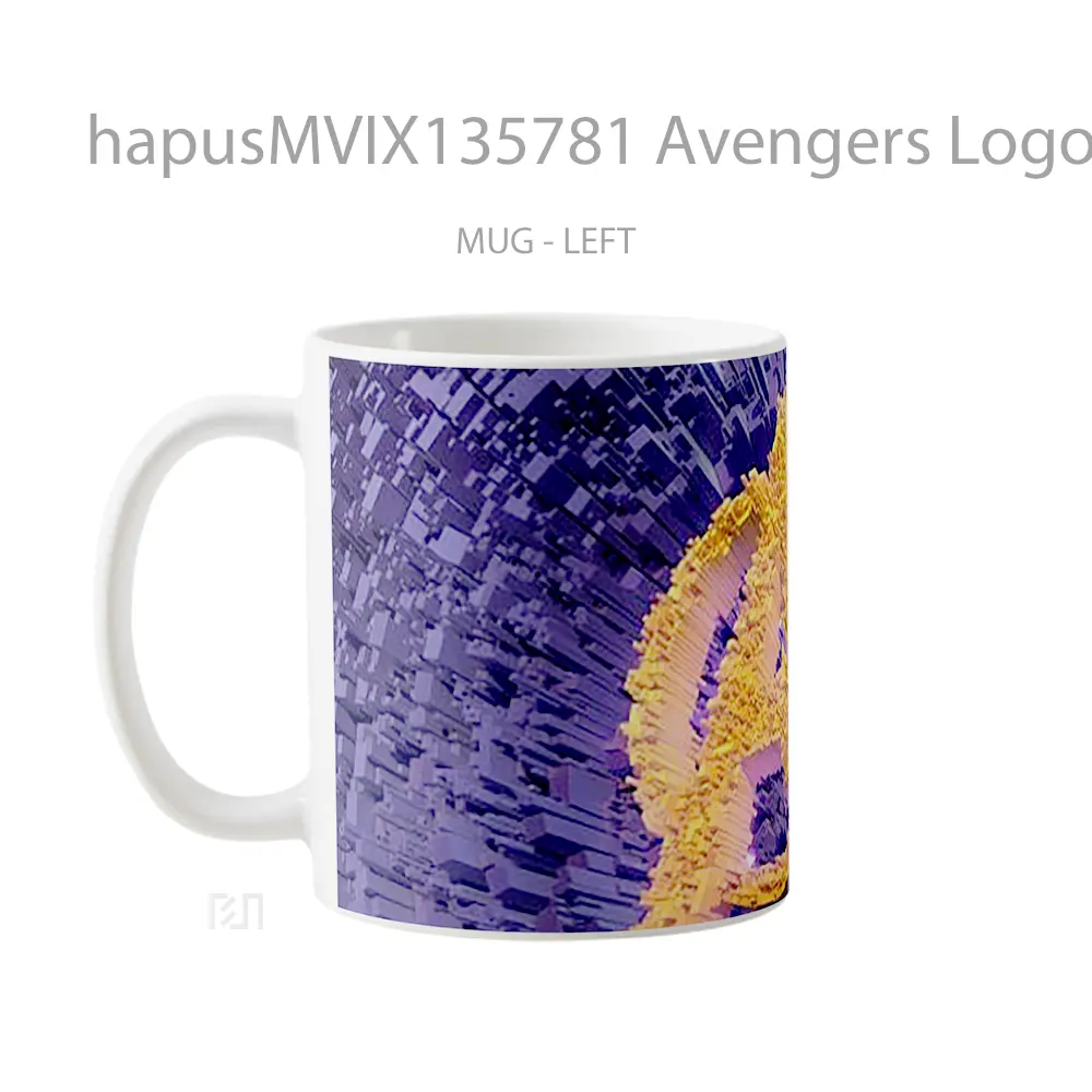 Mug Avengers Logo Abstract Gelas Superhero - All-side / Desain