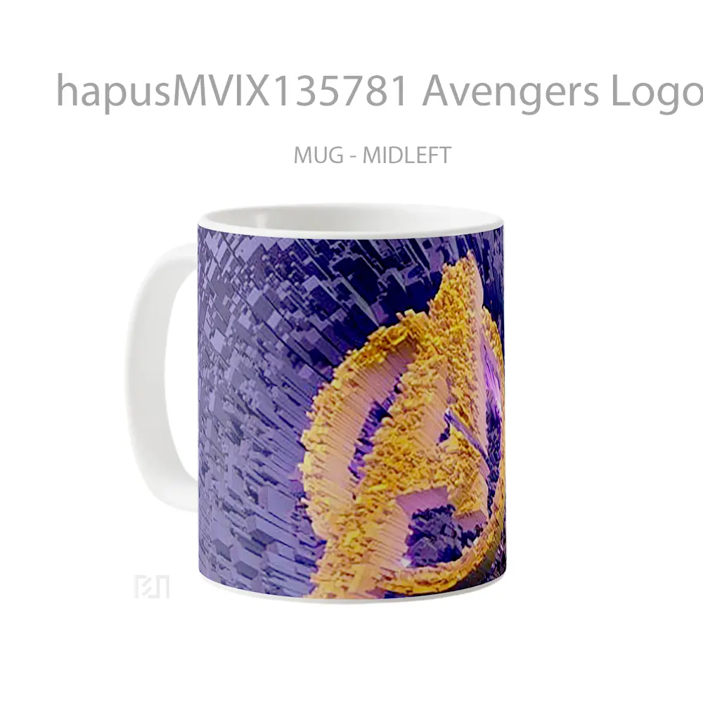 Mug Avengers Logo Abstract Gelas Superhero - All-side / Desain
