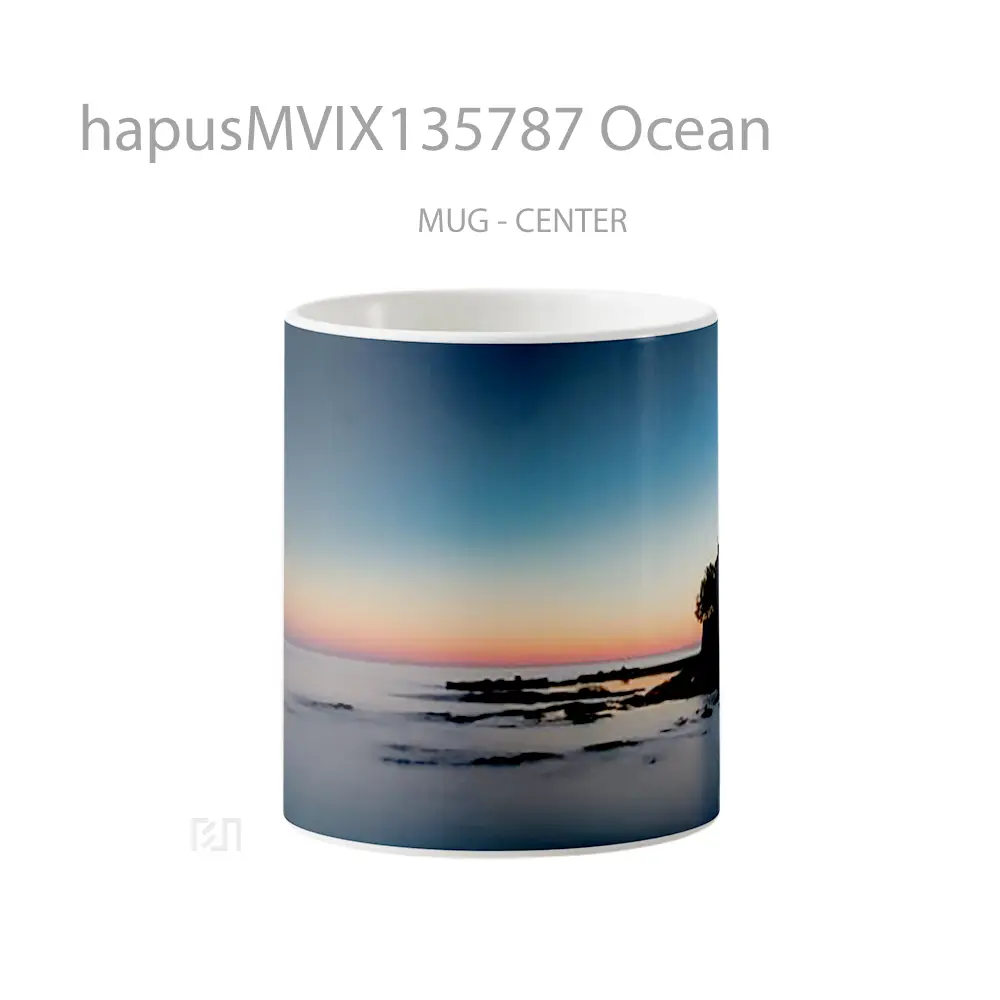 Mug Ocean Gelas Pemandangan Alam