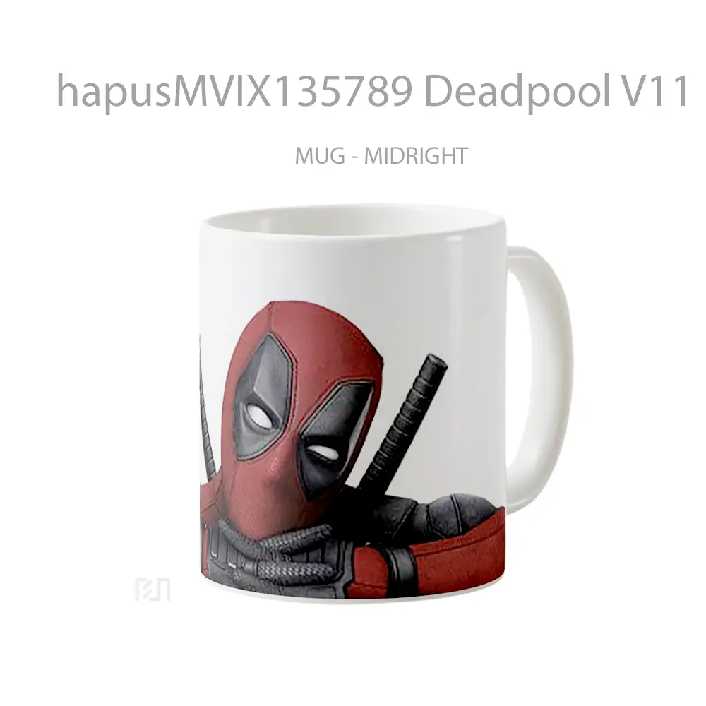 Mug Deadpool V11 Gelas Superhero - All-side / Desain