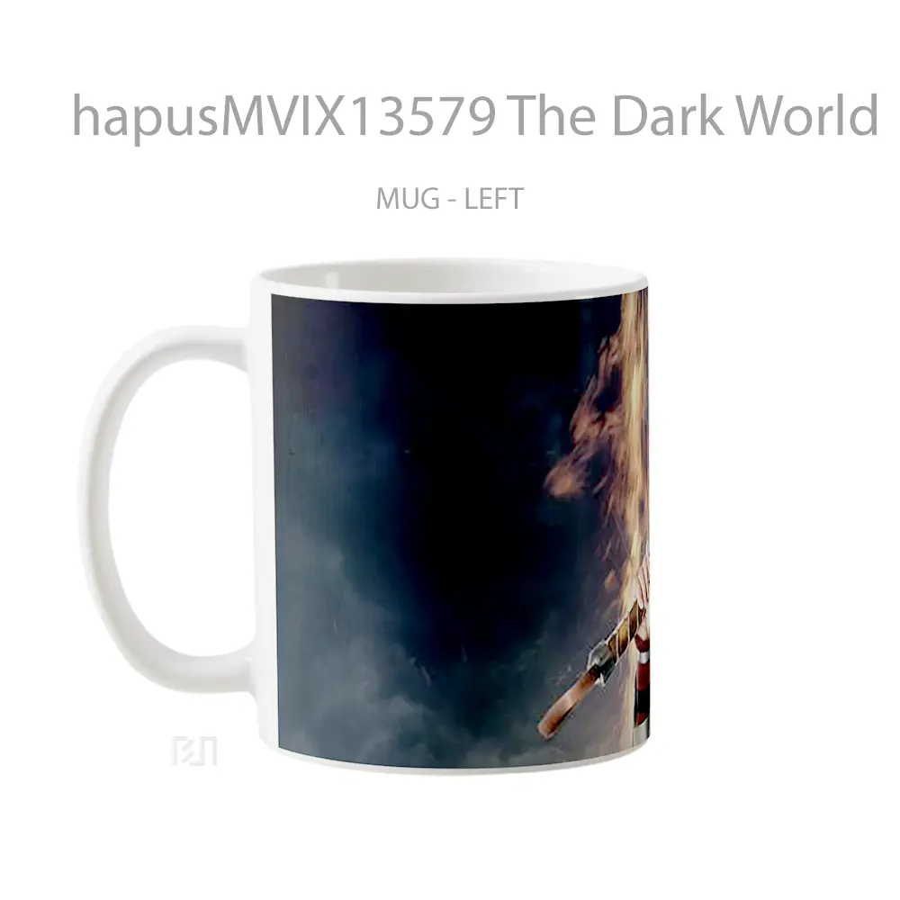 Mug The Dark World Gelas Keramik Unik - All-side / Desain