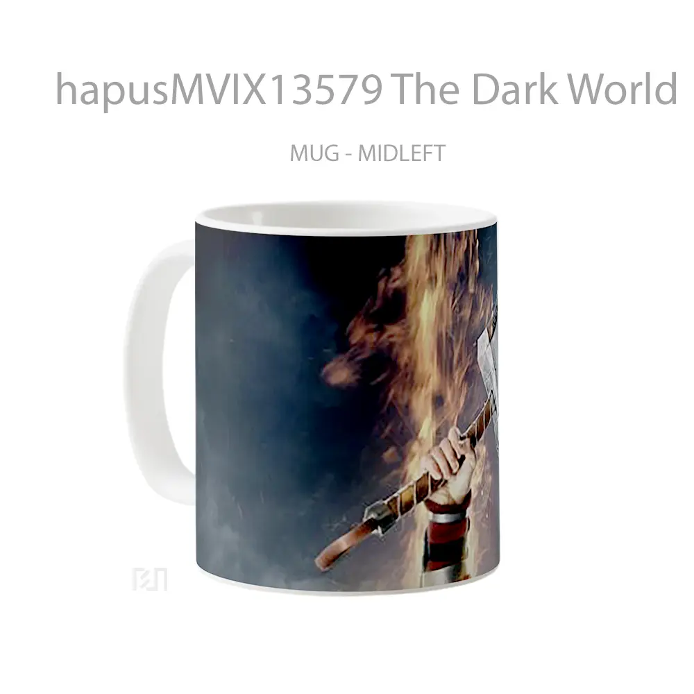 Mug The Dark World Gelas Keramik Unik - All-side / Desain