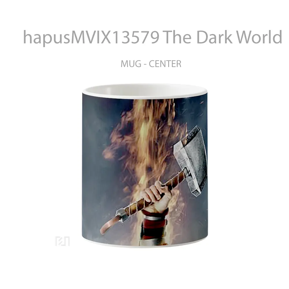 Mug Keramik Premium SNI - Mug The Dark World Gelas Keramik Unik
