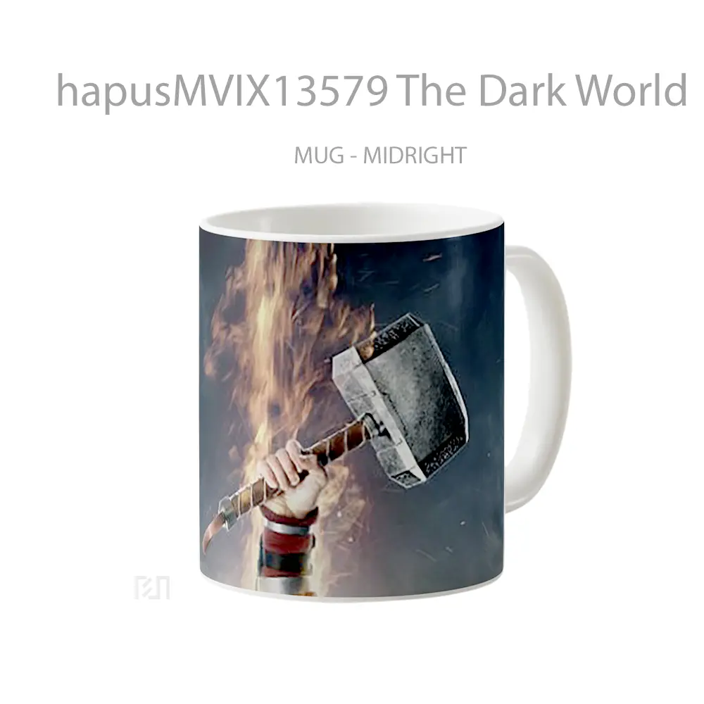Mug The Dark World Gelas Keramik Unik - All-side / Desain