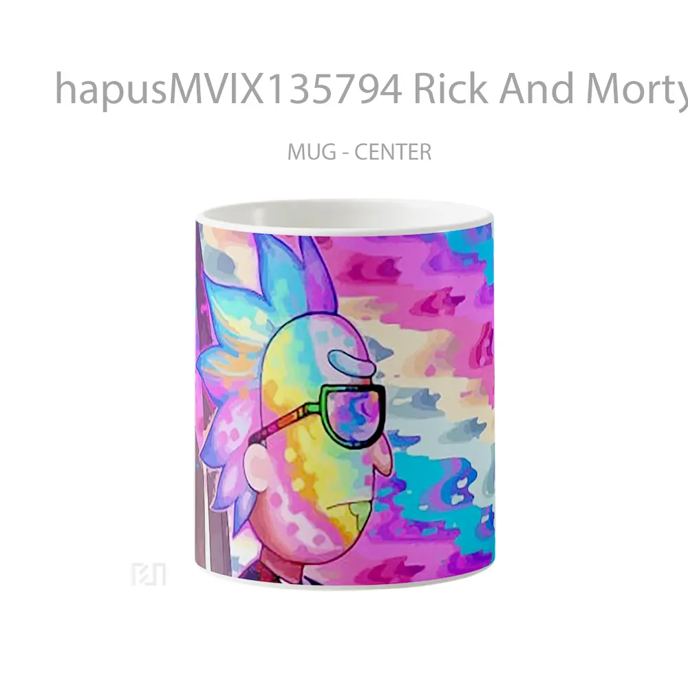Mug Rick And Morty V5 Gelas Kartun