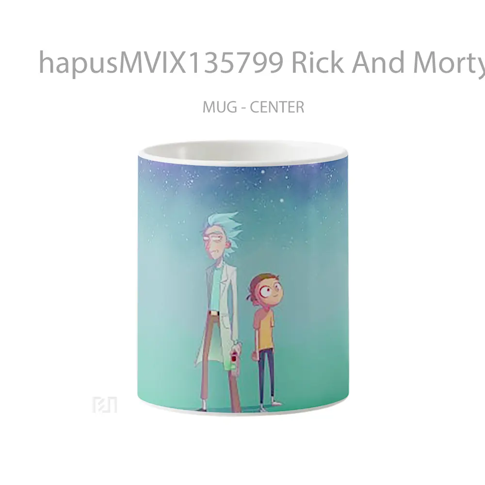 Mug Rick And Morty V7 Gelas Kartun