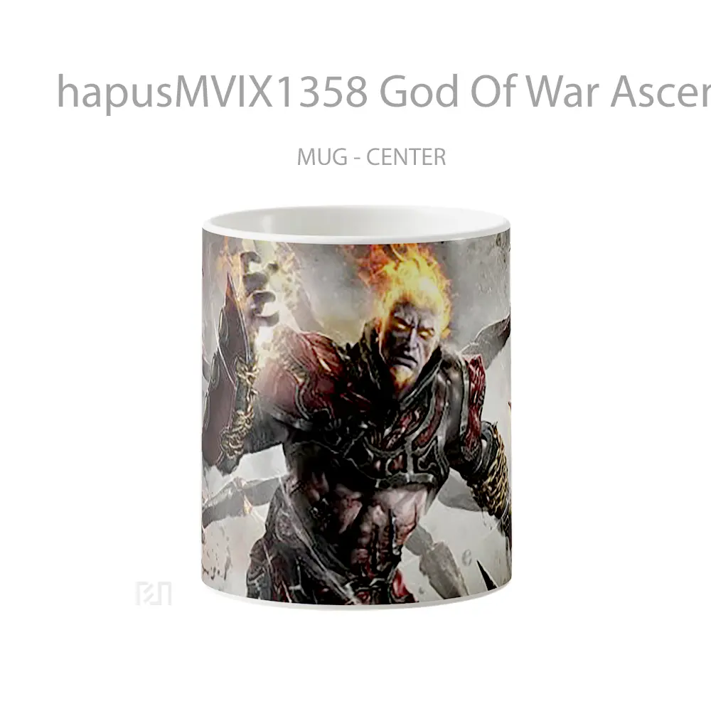 Mug God Of War Ascension Ares Gelas Keramik Unik