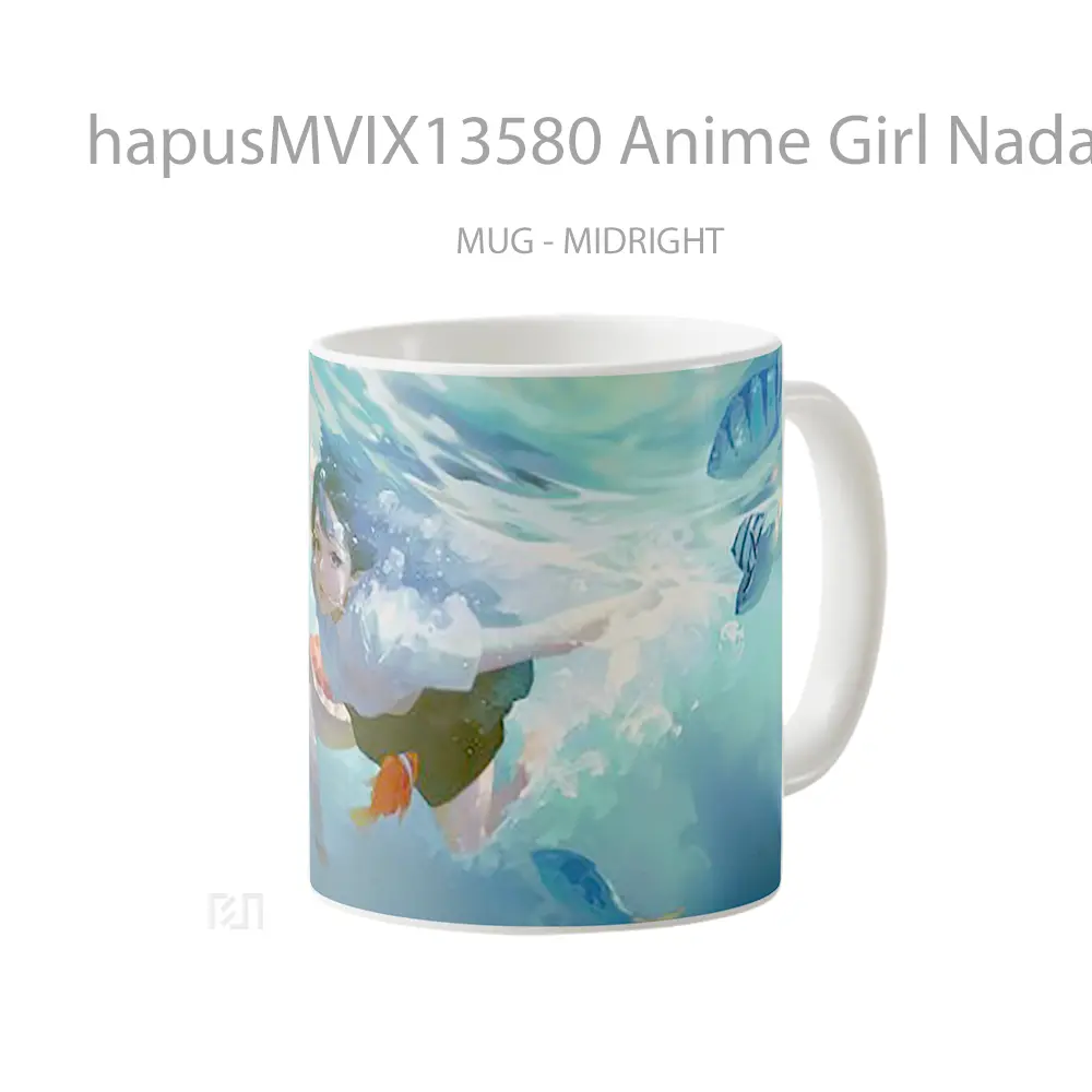 Mug Anime Girl Nadando Cangkir Anime - All-side / Desain
