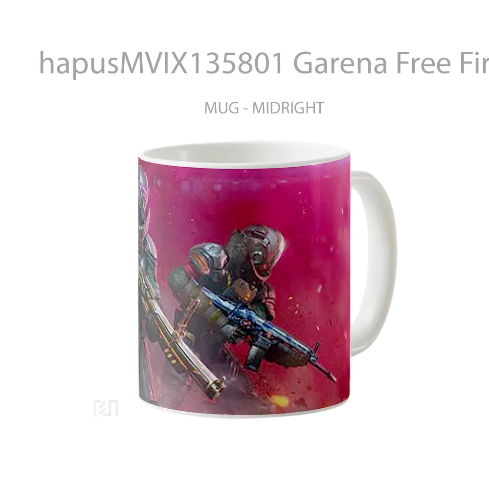 Mug Garena Free Fire V2 Cangkir Gamer - All-side / Desain