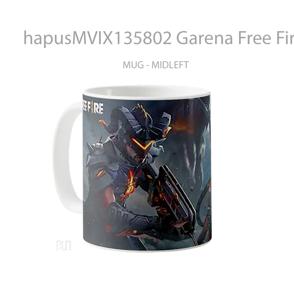 Mug Garena Free Fire V3 Cangkir Gamer - All-side / Desain