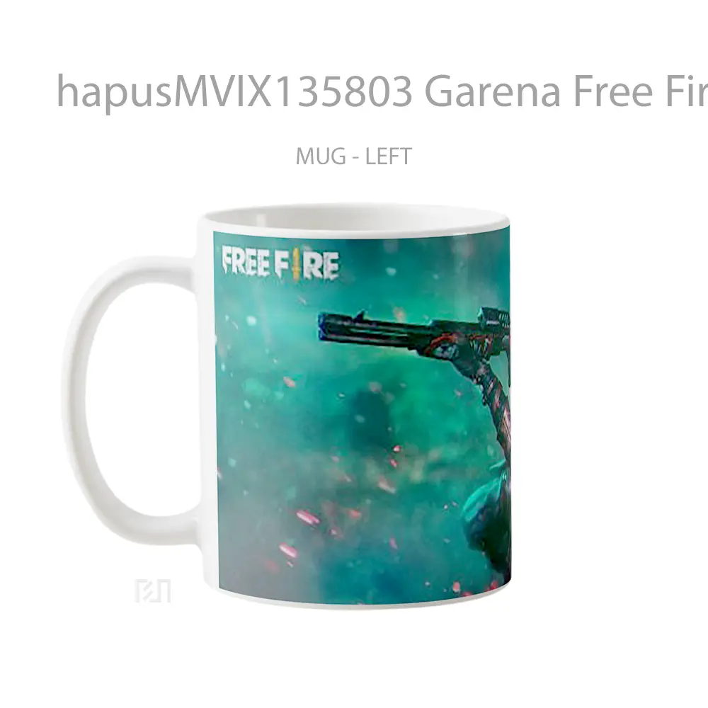 Mug Garena Free Fire V4 Cangkir Gamer - All-side / Desain