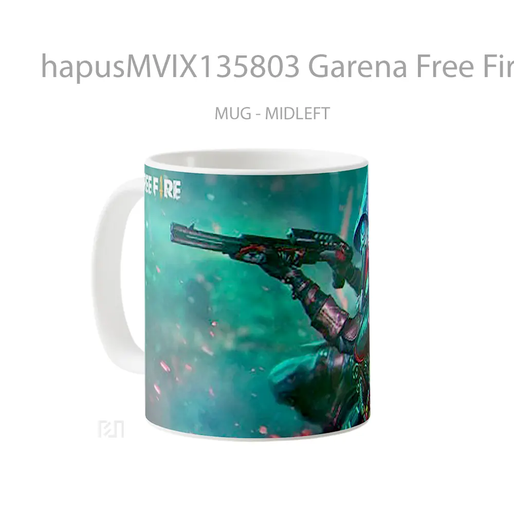 Mug Garena Free Fire V4 Cangkir Gamer - All-side / Desain