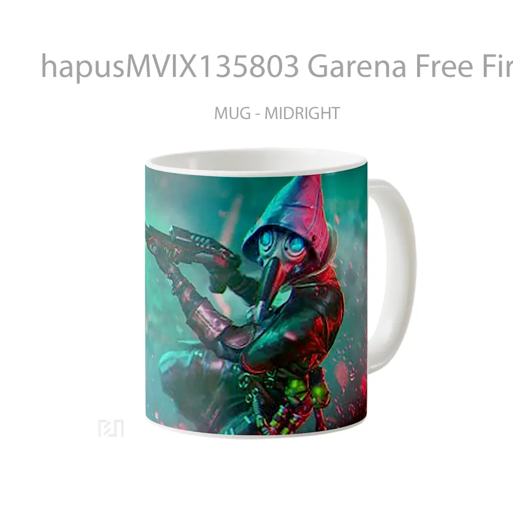 Mug Garena Free Fire V4 Cangkir Gamer - All-side / Desain