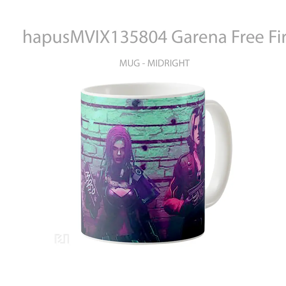 Mug Garena Free Fire V5 Cangkir Gamer - All-side / Desain