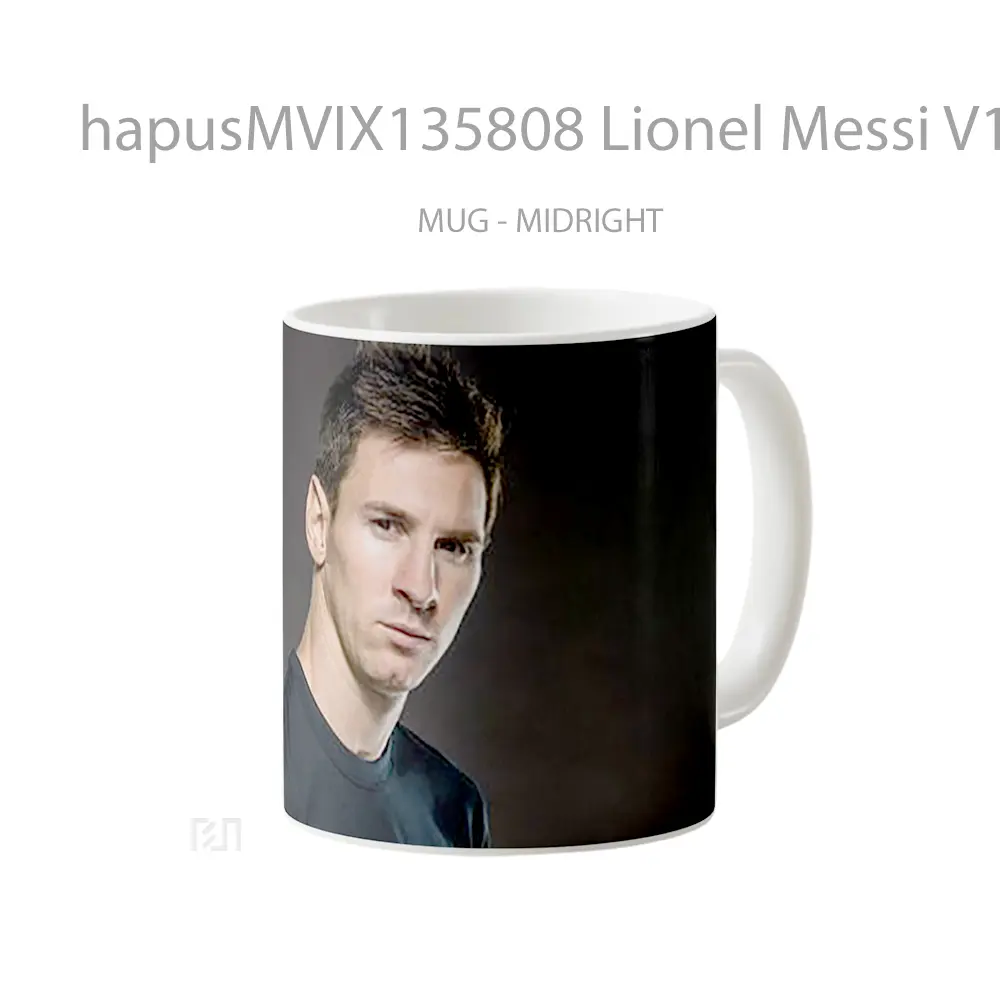 Mug Lionel Messi V1 Gelas Keramik Unik - All-side / Desain