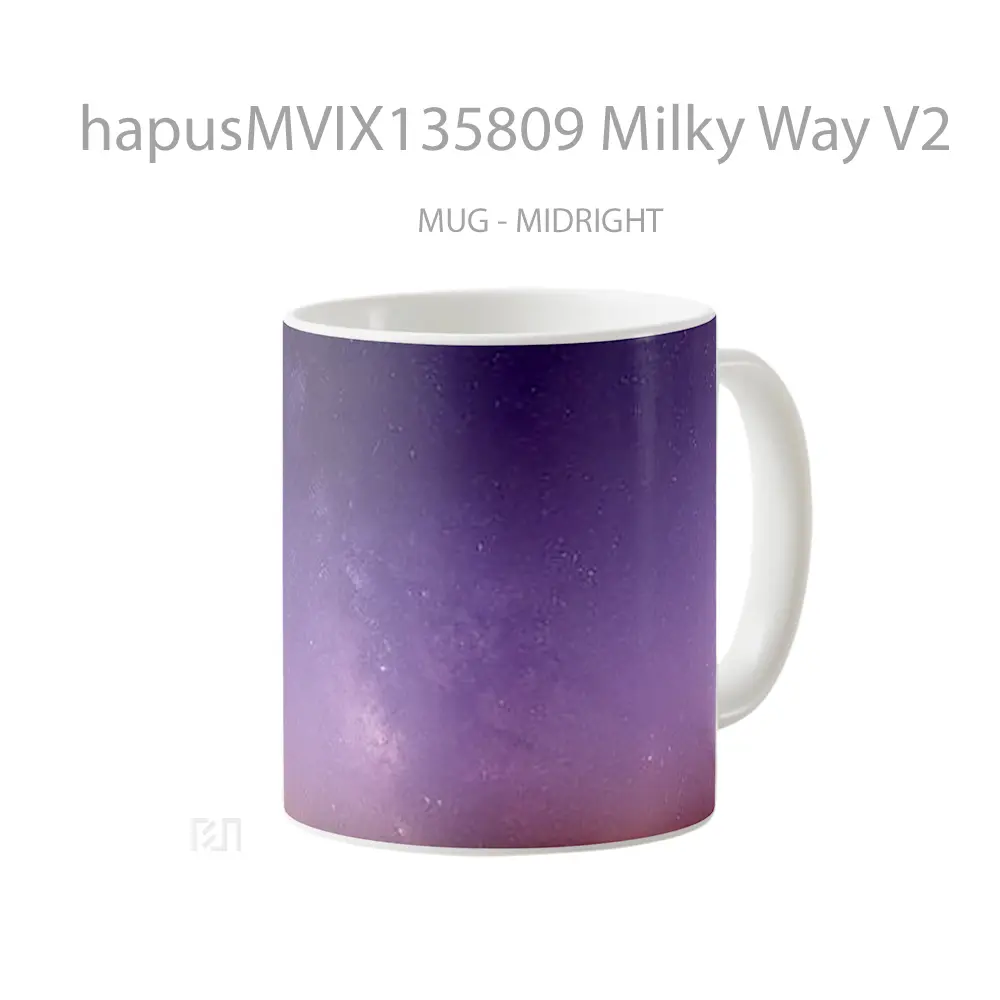 Mug Milky Way V2 Gelas Astronomi - All-side / Desain