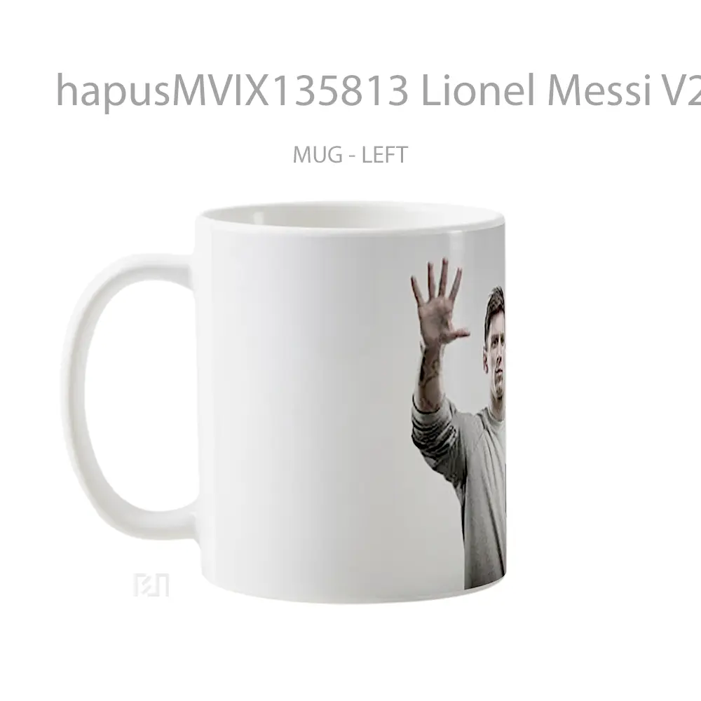 Mug Lionel Messi V2 Gelas Keramik Unik - All-side / Desain