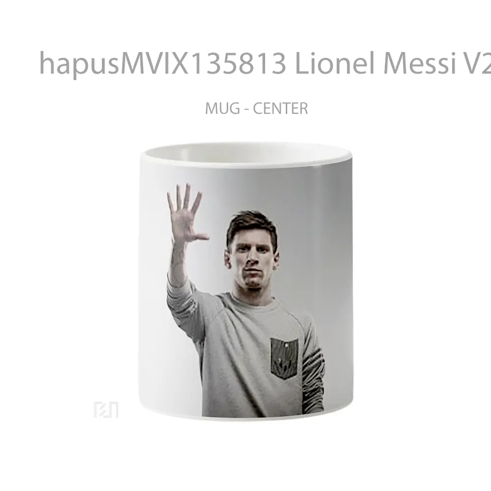 Mug Lionel Messi V2 Gelas Keramik Unik