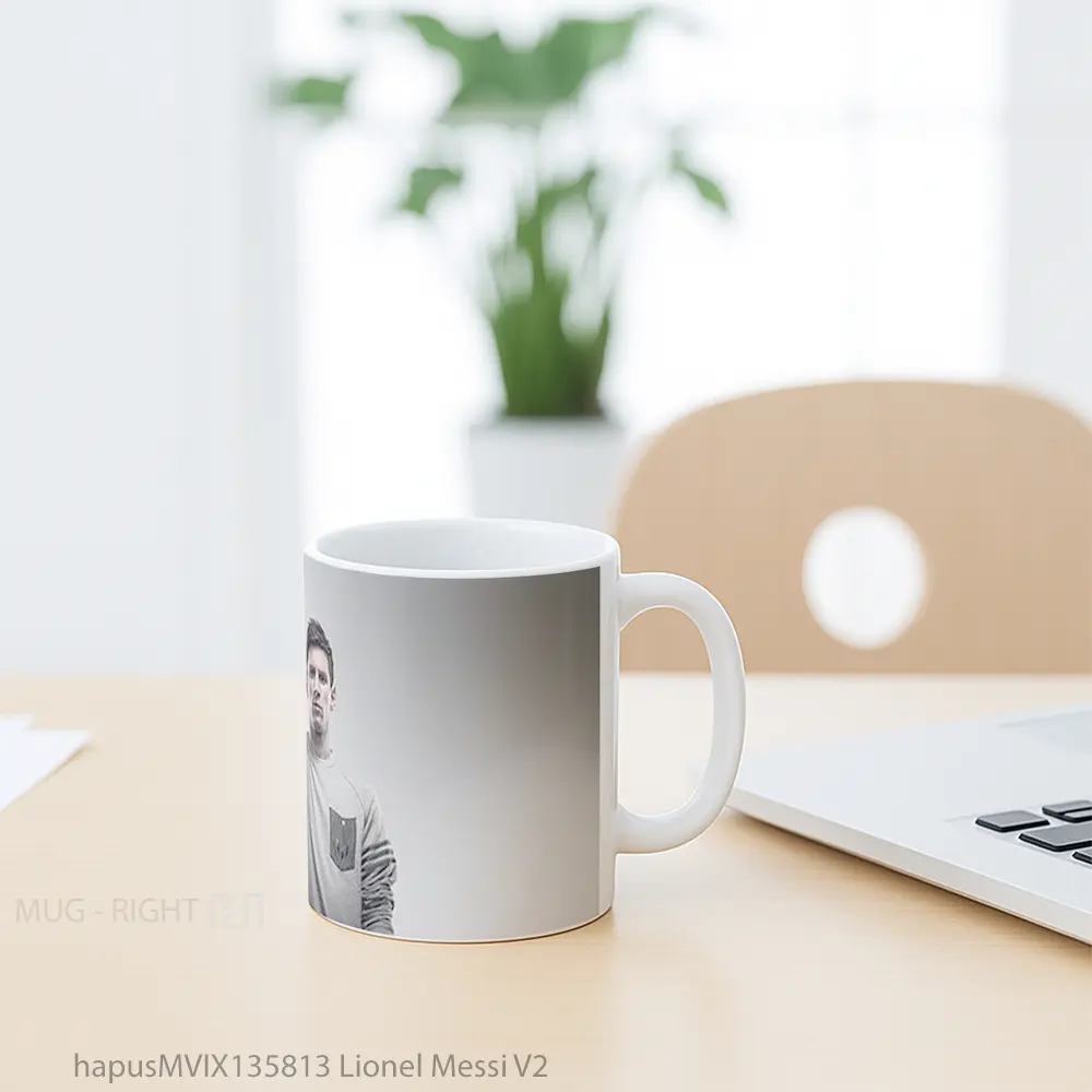 Mug Lionel Messi V2 Gelas Keramik Unik - All-side / Desain