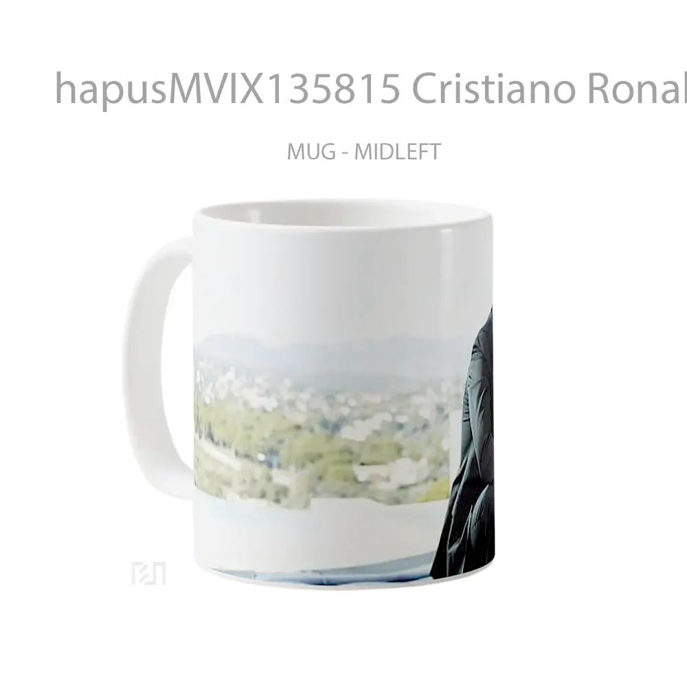 Mug Cristiano Ronaldo V5 Gelas Keramik Unik - All-side / Desain