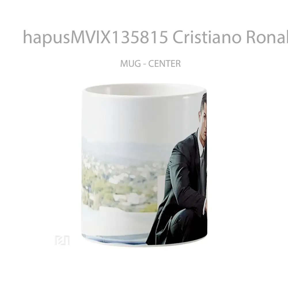 Mug Cristiano Ronaldo V5 Gelas Keramik Unik