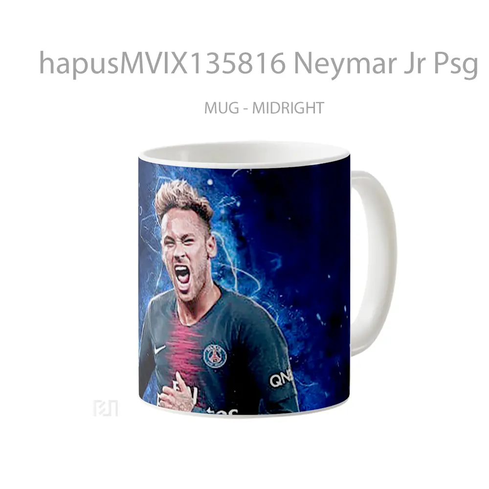 Mug Neymar Jr Psg Gelas Keramik Unik - All-side / Desain