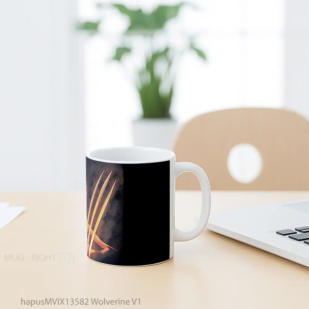 Mug Wolverine V1 Gelas Superhero - All-side / Desain
