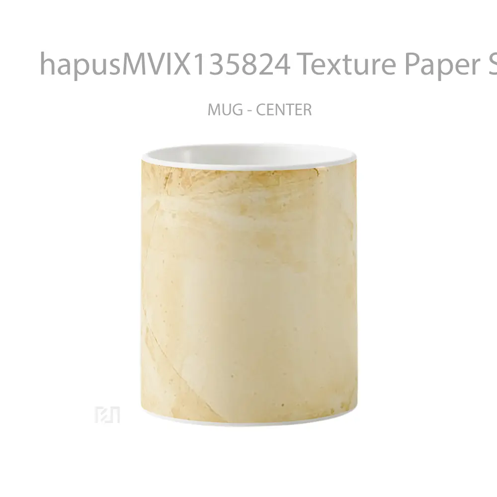 Mug Texture Paper Sheet Brown Crumpled Gelas Keramik Unik
