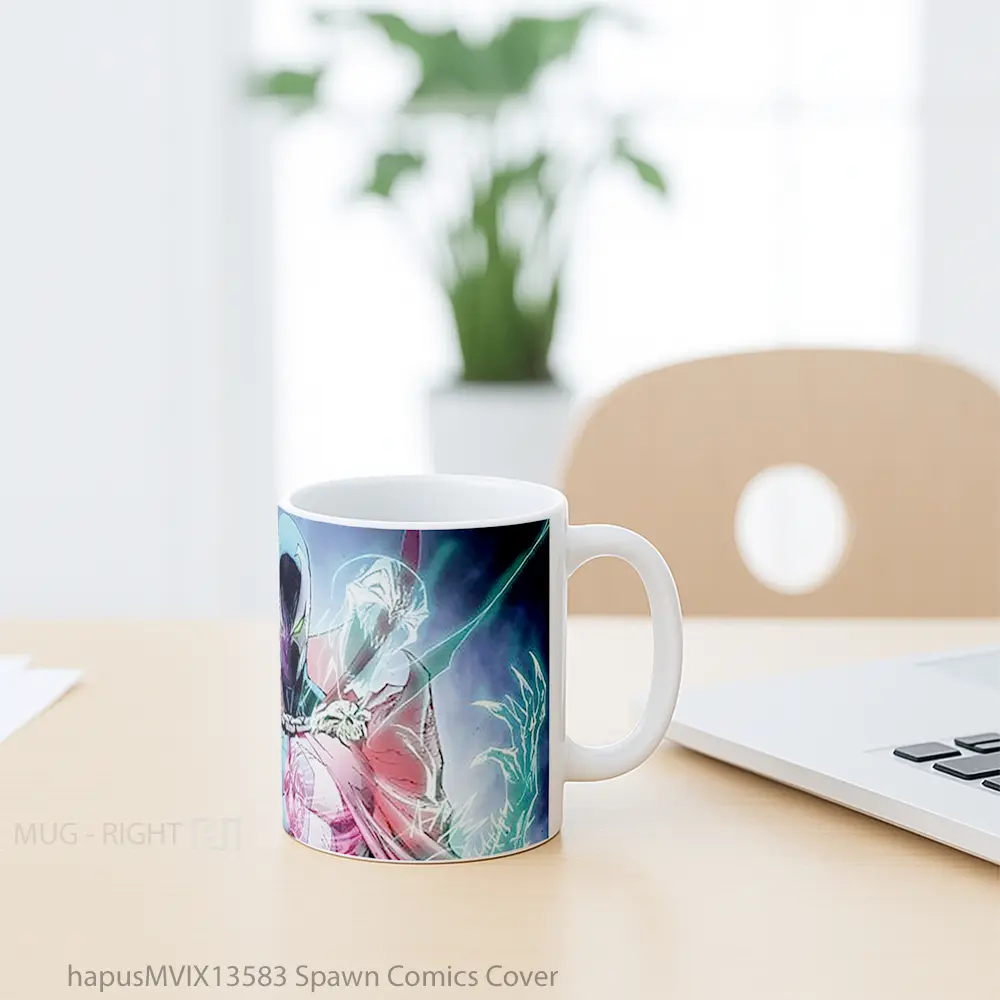 Mug Spawn Comics Cover Gelas Keramik Unik - All-side / Desain
