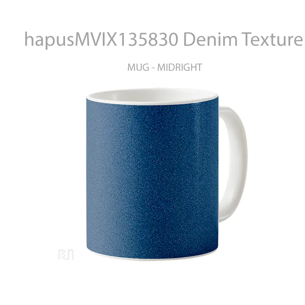 Mug Denim Texture V2 Gelas Keramik Unik - All-side / Desain