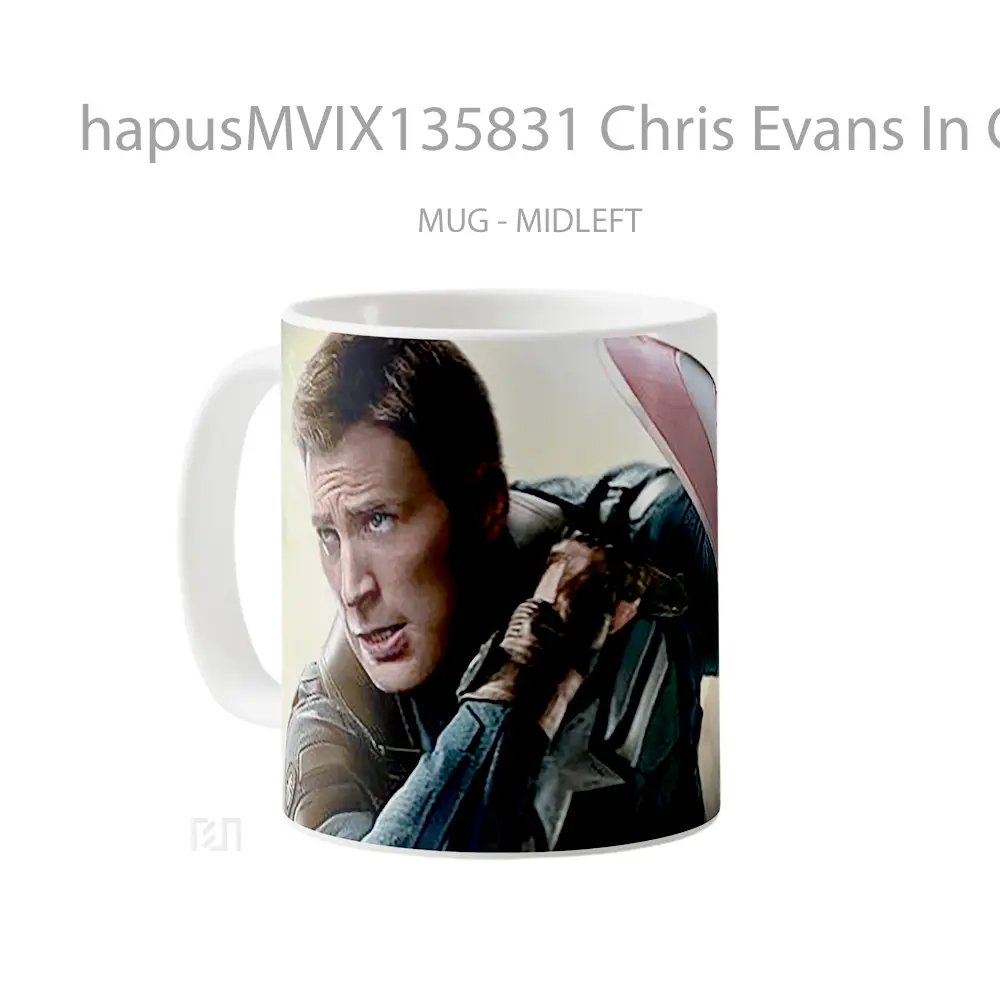Mug Chris Evans In Capitan America The Winter Soldier Gelas Superhero - All-side / Desain