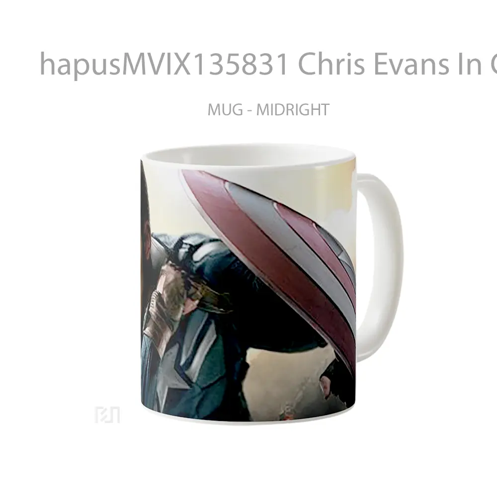 Mug Chris Evans In Capitan America The Winter Soldier Gelas Superhero - All-side / Desain