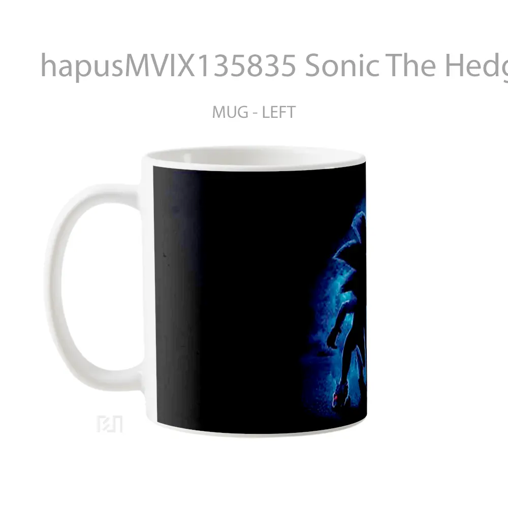 Mug Sonic The Hedgehog Movie V1 Gelas Keramik Unik - All-side / Desain