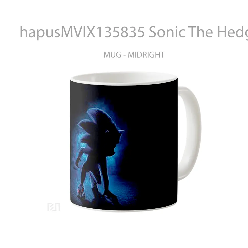 Mug Sonic The Hedgehog Movie V1 Gelas Keramik Unik - All-side / Desain