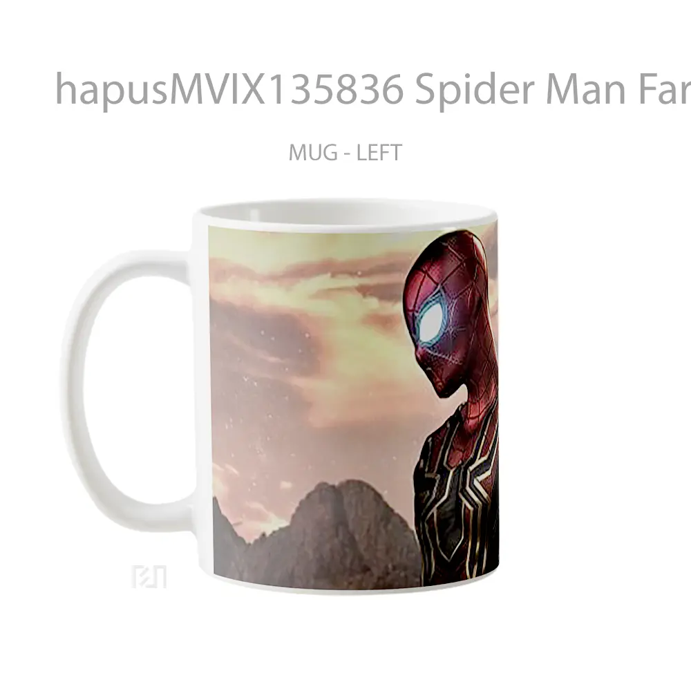 Mug Spider Man Far From Home Gelas Superhero - All-side / Desain