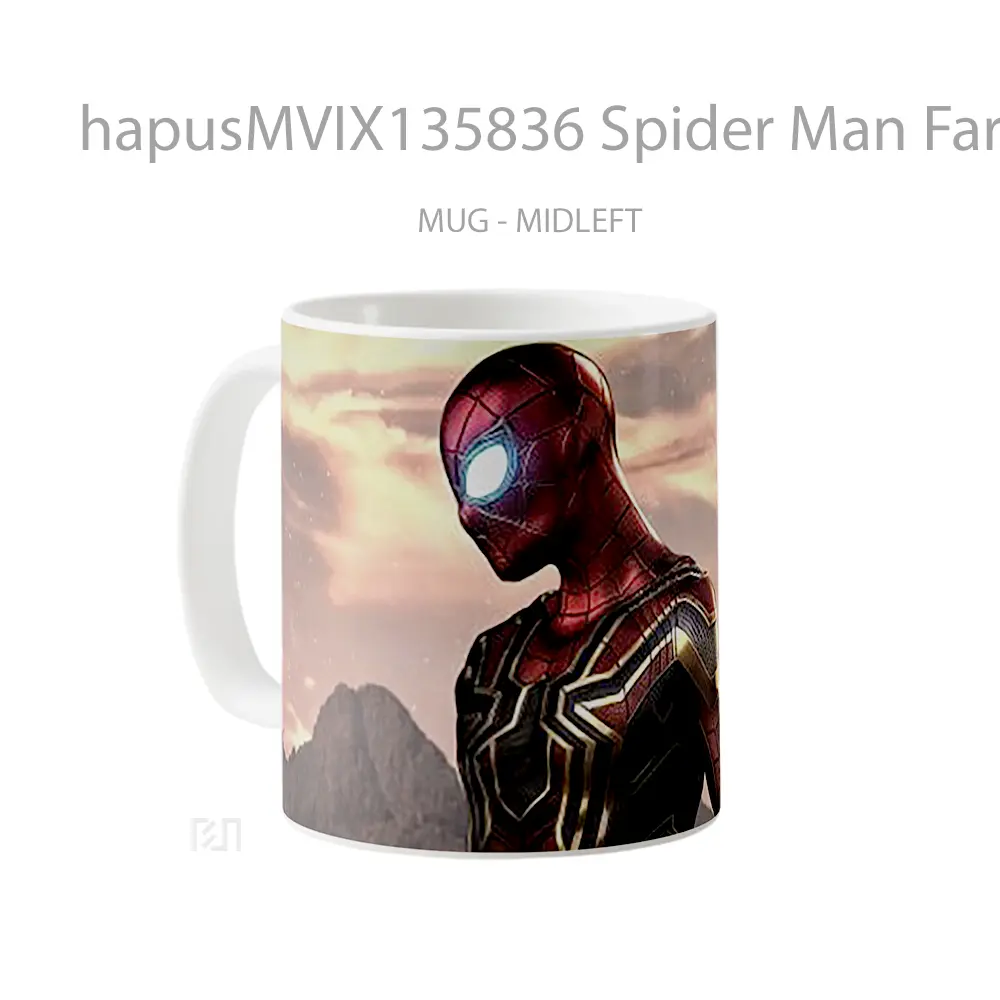 Mug Spider Man Far From Home Gelas Superhero - All-side / Desain