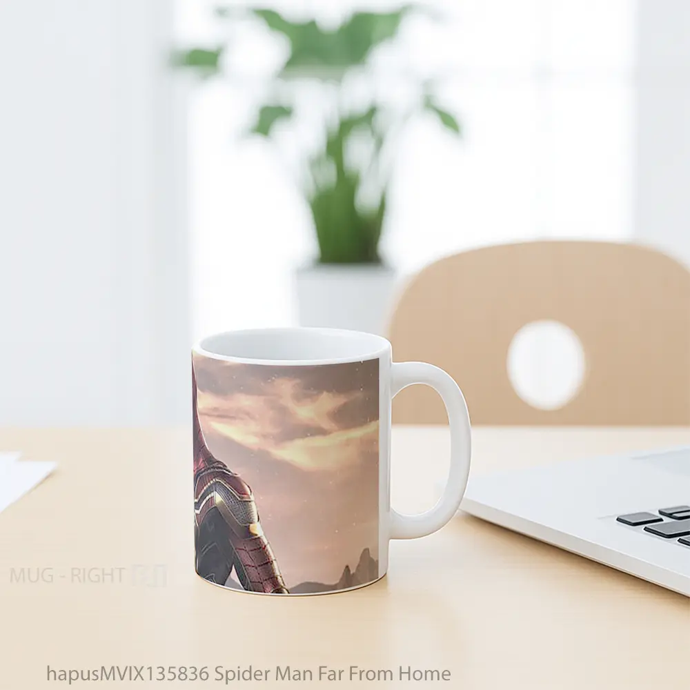 Mug Spider Man Far From Home Gelas Superhero - All-side / Desain