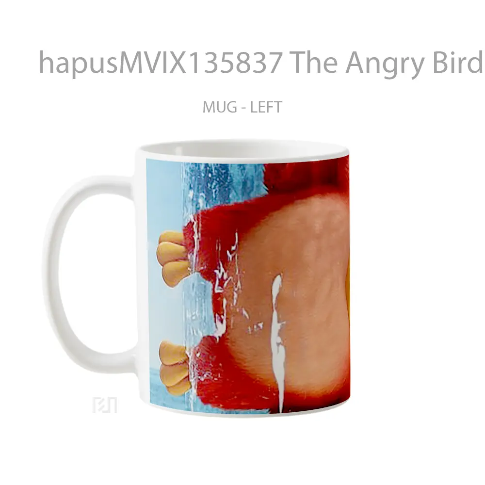 Mug The Angry Birds Movie 2 V1 Gelas Hewan Lucu - All-side / Desain