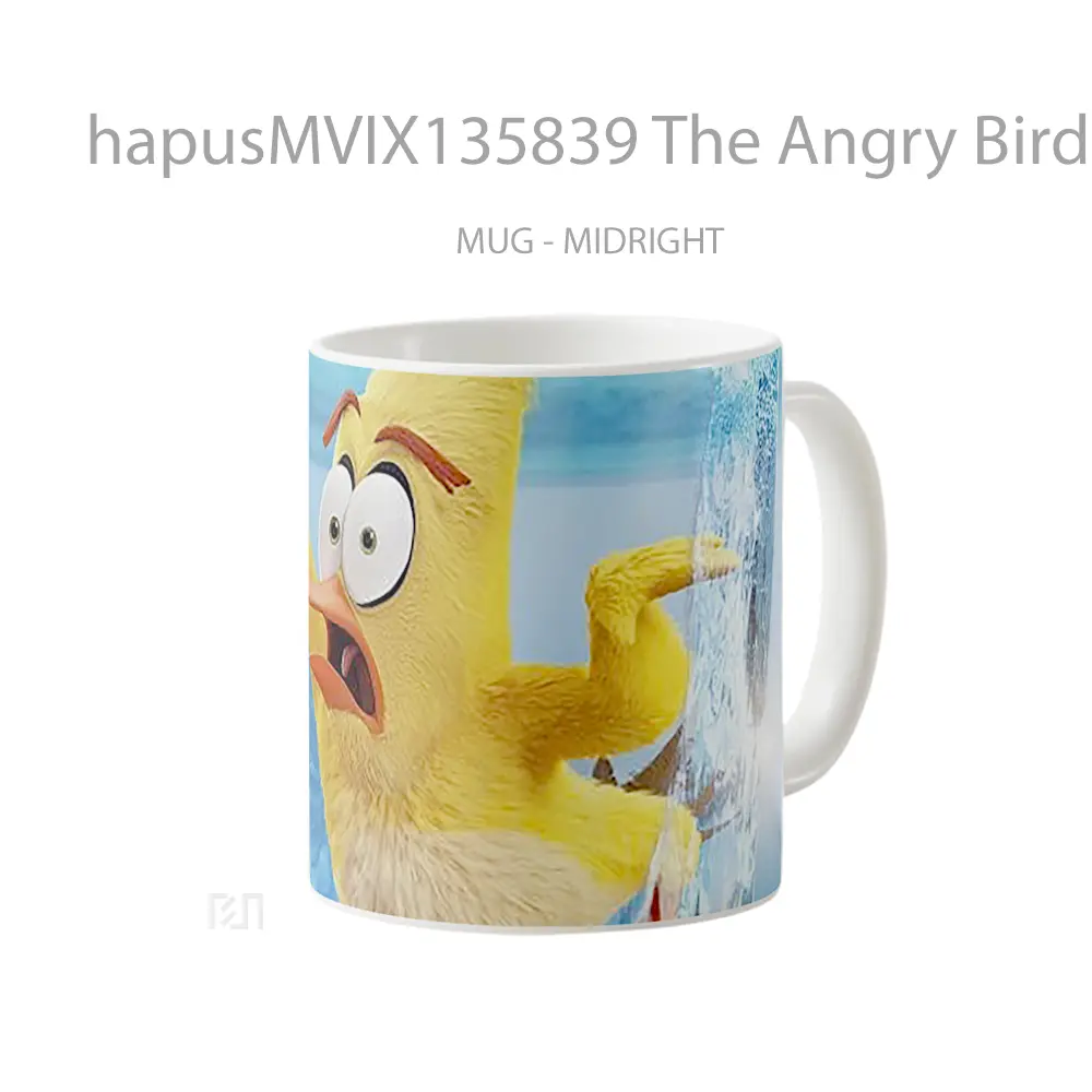 Mug The Angry Birds Movie 2 V3 Gelas Hewan Lucu - All-side / Desain