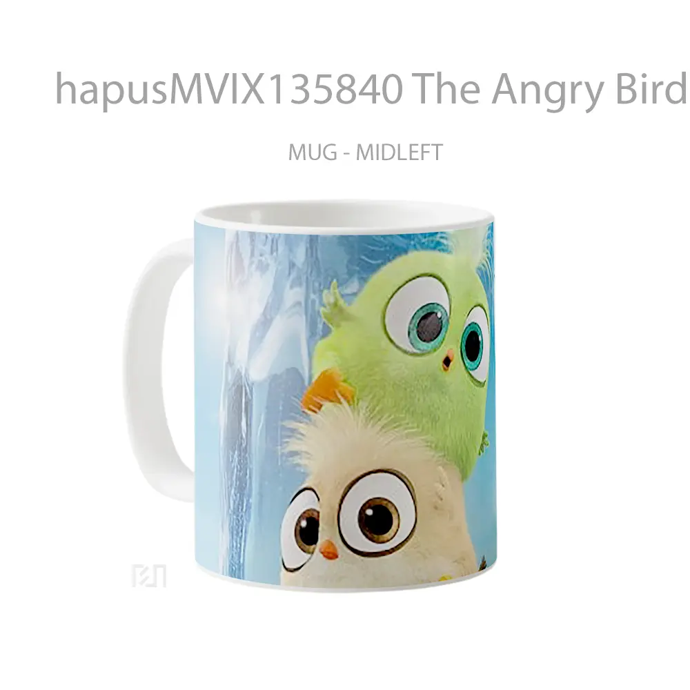 Mug The Angry Birds Movie 2 V4 Gelas Hewan Lucu - All-side / Desain