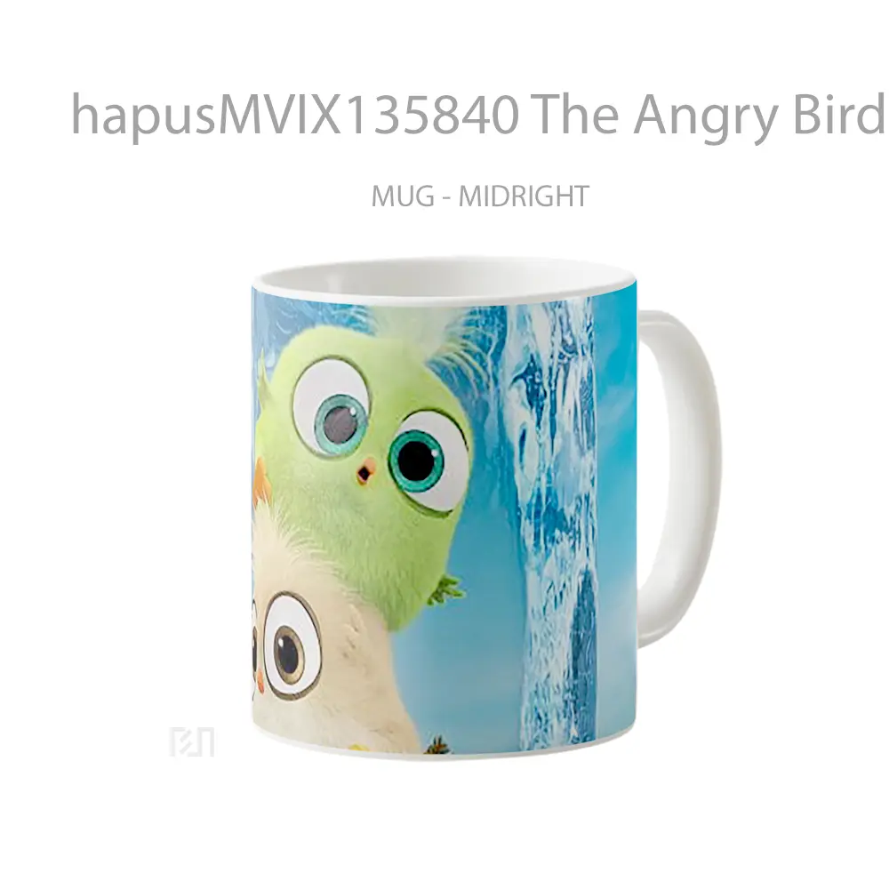 Mug The Angry Birds Movie 2 V4 Gelas Hewan Lucu - All-side / Desain