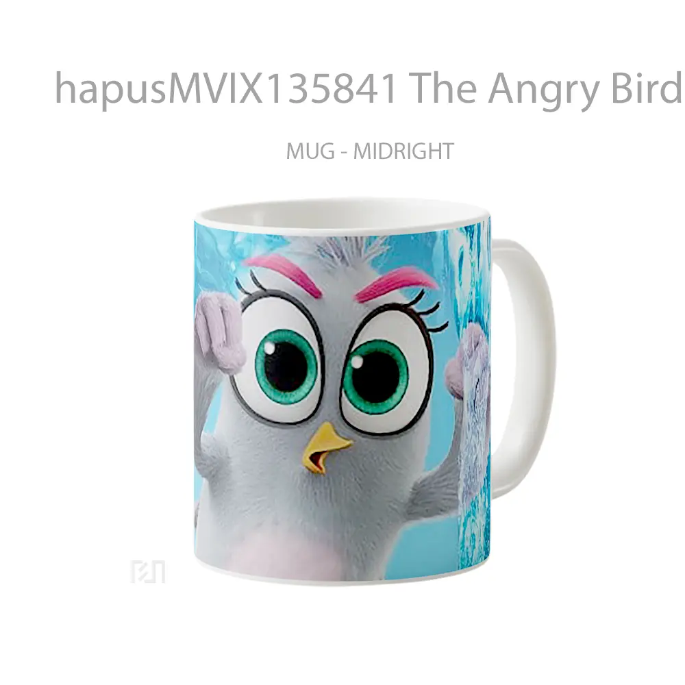 Mug The Angry Birds Movie 2 V5 Gelas Hewan Lucu - All-side / Desain